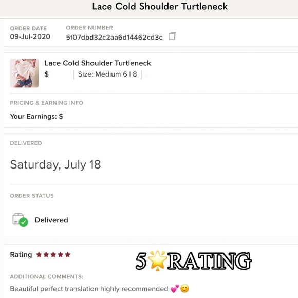 RELISTED SIZE LARGE AVAILABLE Laced Cold Shoulder Turtleneck - Picture 5 of 7